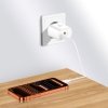 Szybka Ładowarka Sieciowa Tech-Protect NCA45W-GAN 2-Port PD 45W / QC3.0 White